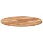 Solid acacia wood round table top Ø60x2 cm by , Table tops - Ref: Foro24-4008696, Price: 42,91 €, Discount: %