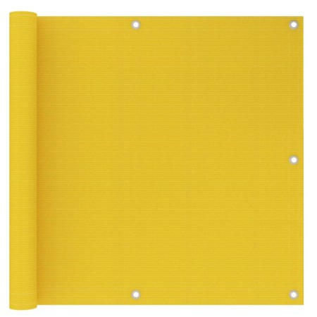 Gelbe HDPE-Balkonmarkise 90x500 cm von vidaXL, Sonnenschirme - Ref: Foro24-310998, Preis: 12,72 €, Rabatt: %