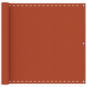 Balcony awning in orange HDPE 90x600 cm by vidaXL, Umbrellas - Ref: Foro24-311023, Price: 20,80 €, Discount: %