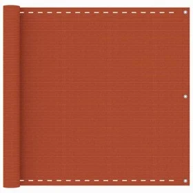 Balcony awning in orange HDPE 90x600 cm by vidaXL, Umbrellas - Ref: Foro24-311023, Price: 20,51 €, Discount: %