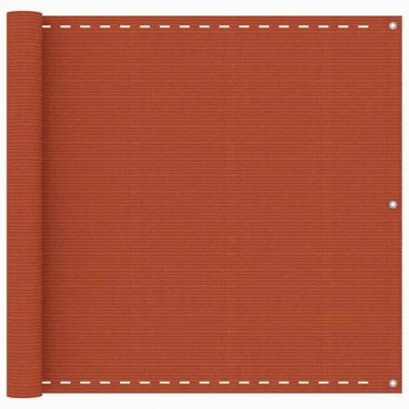 Balcony awning in orange HDPE 90x600 cm by vidaXL, Umbrellas - Ref: Foro24-311023, Price: 20,51 €, Discount: %