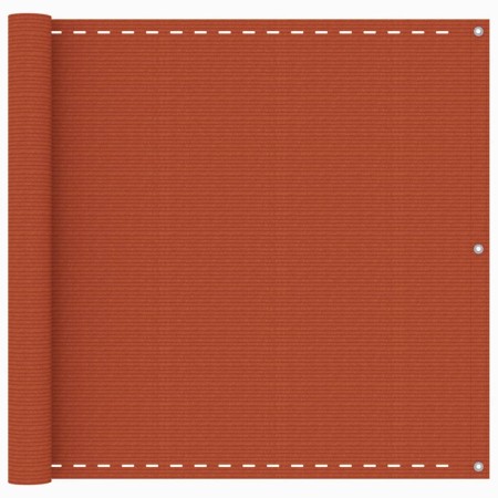 Toldo para balcón HDPE naranja 90x600 cm de vidaXL, Sombrillas - Ref: Foro24-311023, Precio: 20,80 €, Descuento: %