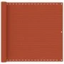 Balcony awning in orange HDPE 90x600 cm by vidaXL, Umbrellas - Ref: Foro24-311023, Price: 20,51 €, Discount: %