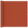 Toldo para balcón HDPE naranja 90x600 cm de vidaXL, Sombrillas - Ref: Foro24-311023, Precio: 20,80 €, Descuento: %