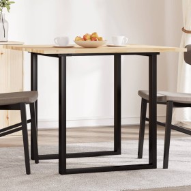 Solid acacia wood square table top 90x90x2 cm by , Table tops - Ref: Foro24-4008711, Price: 95,14 €, Discount: %