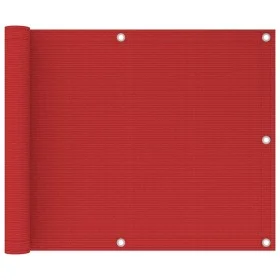 Red HDPE balcony awning 75x300 cm by vidaXL, Umbrellas - Ref: Foro24-311004, Price: 9,35 €, Discount: %