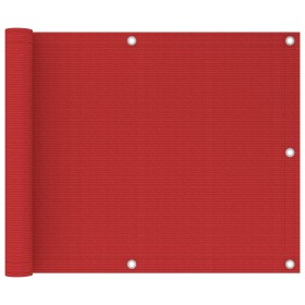 Rote HDPE-Balkonmarkise 75x300 cm von vidaXL, Sonnenschirme - Ref: Foro24-311004, Preis: 10,76 €, Rabatt: %