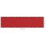Rote HDPE-Balkonmarkise 75x300 cm von vidaXL, Sonnenschirme - Ref: Foro24-311004, Preis: 10,76 €, Rabatt: %