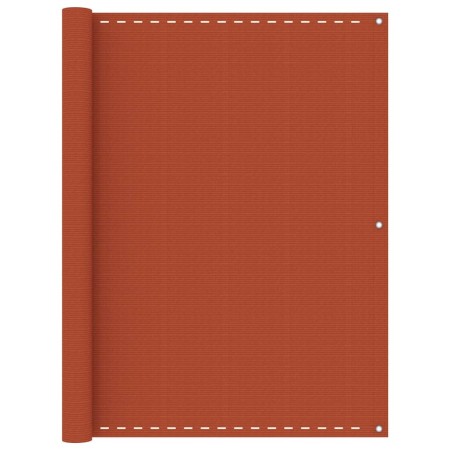 Orange HDPE balcony awning 120x500 cm by vidaXL, Umbrellas - Ref: Foro24-311026, Price: 21,84 €, Discount: %