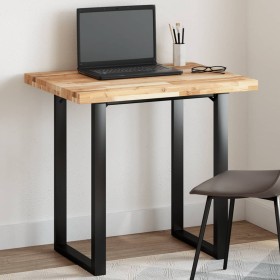 Rectangular solid acacia wood table top 100x60x4 cm by , Table tops - Ref: Foro24-4008791, Price: 122,97 €, Discount: %