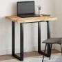 Tablero de mesa rectangular madera maciza acacia 100x60x4 cm de , Tableros para mesas - Ref: Foro24-4008791, Precio: 120,42 €...