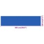 Toldo para balcón HDPE azul 120x500 cm