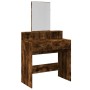 Dresser with smoked oak mirror 80x41x144.5 cm by , Bedroom Dressers - Ref: Foro24-848175, Price: 94,20 €, Discount: %