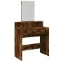 Dresser with smoked oak mirror 80x41x144.5 cm by , Bedroom Dressers - Ref: Foro24-848175, Price: 91,79 €, Discount: %