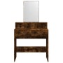 Dresser with smoked oak mirror 80x41x144.5 cm by , Bedroom Dressers - Ref: Foro24-848175, Price: 94,20 €, Discount: %