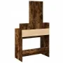 Dresser with smoked oak mirror 80x41x144.5 cm by , Bedroom Dressers - Ref: Foro24-848175, Price: 91,79 €, Discount: %