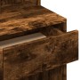 Dresser with smoked oak mirror 80x41x144.5 cm by , Bedroom Dressers - Ref: Foro24-848175, Price: 94,20 €, Discount: %
