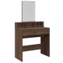 Frisiertisch mit Spiegel in Eichenbraun 80x41x144,5 cm von , Schlafzimmerkommoden - Ref: Foro24-848177, Preis: 98,28 €, Rabat...