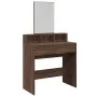 Frisiertisch mit Spiegel in Eichenbraun 80x41x144,5 cm von , Schlafzimmerkommoden - Ref: Foro24-848177, Preis: 96,78 €, Rabat...