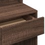Frisiertisch mit Spiegel in Eichenbraun 80x41x144,5 cm von , Schlafzimmerkommoden - Ref: Foro24-848177, Preis: 98,28 €, Rabat...