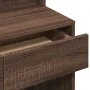 Frisiertisch mit Spiegel in Eichenbraun 80x41x144,5 cm von , Schlafzimmerkommoden - Ref: Foro24-848177, Preis: 96,78 €, Rabat...
