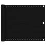 Schwarze HDPE-Balkonmarkise 75x500 cm von vidaXL, Sonnenschirme - Ref: Foro24-311030, Preis: 17,91 €, Rabatt: %