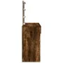 Dresser with smoked oak LED lights 100x40x130 cm by , Bedroom Dressers - Ref: Foro24-848196, Price: 116,08 €, Discount: %