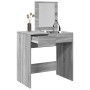 Dresser with Sonoma gray mirror 73x46.5x120 cm by , Bedroom Dressers - Ref: Foro24-848225, Price: 85,28 €, Discount: %
