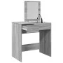 Dresser with Sonoma gray mirror 73x46.5x120 cm by , Bedroom Dressers - Ref: Foro24-848225, Price: 83,94 €, Discount: %