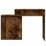 Tocador con luces LED roble ahumado 115x37x110,5 cm de , Tocadores para dormitorios - Ref: Foro24-848231, Precio: 116,73 €, D...