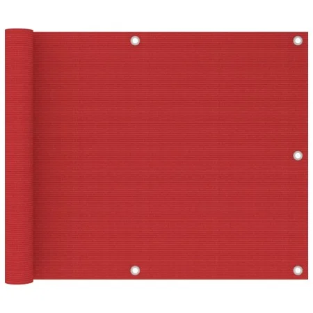 HDPE balcony awning red 75x600 cm by vidaXL, Umbrellas - Ref: Foro24-311007, Price: 16,40 €, Discount: %