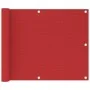 HDPE balcony awning red 75x600 cm by vidaXL, Umbrellas - Ref: Foro24-311007, Price: 16,40 €, Discount: %