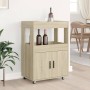 Engineered wood bar cart in Sonoma oak, 60x39.5x89 cm by , Sideboards - Ref: Foro24-848271, Price: 110,90 €, Discount: %