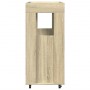Engineered wood bar cart in Sonoma oak, 60x39.5x89 cm by , Sideboards - Ref: Foro24-848271, Price: 110,90 €, Discount: %