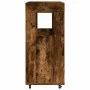 Carrito de bar madera de ingeniería roble ahumado 60x39,5x89 cm de , Aparadores - Ref: Foro24-848273, Precio: 101,29 €, Descu...