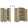 Engineered wood sideboard in Sonoma oak 45x35x75 cm by , Sideboards - Ref: Foro24-848397, Price: 62,73 €, Discount: %