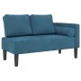 Sofa with blue velvet cushions by , Daybeds - Ref: Foro24-4007570, Price: 138,91 €, Discount: %