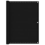 Black HDPE balcony awning 120x300 cm by vidaXL, Umbrellas - Ref: Foro24-311036, Price: 17,25 €, Discount: %