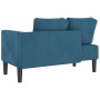 Sofa with blue velvet cushions by , Daybeds - Ref: Foro24-4007570, Price: 143,60 €, Discount: %
