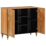 Armario auxiliar madera maciza de mango 90x33x75 cm de , Almacenamiento para CD y DVD - Ref: Foro24-358312, Precio: 181,95 €,...
