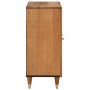 Armario auxiliar madera maciza de mango 90x33x75 cm de , Almacenamiento para CD y DVD - Ref: Foro24-358312, Precio: 181,95 €,...