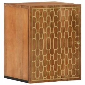 Massives Mangoholz-Wandbadezimmerschrank 38x33x48 cm von , Badezimmermöbel - Ref: Foro24-358304, Preis: 71,91 €, Rabatt: %