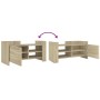 Mueble de TV madera ingeniería roble 80x35x40 cm de , Muebles TV - Ref: Foro24-848369, Precio: 54,40 €, Descuento: %