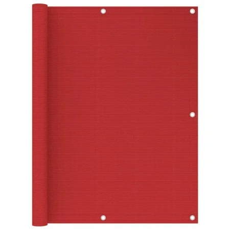 Balcony awning in red HDPE 120x500 cm by vidaXL, Umbrellas - Ref: Foro24-311014, Price: 13,21 €, Discount: %
