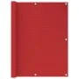 Balcony awning in red HDPE 120x500 cm by vidaXL, Umbrellas - Ref: Foro24-311014, Price: 13,21 €, Discount: %