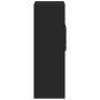 Aparador alto madera de ingeniería negro 30x42,5x124 cm de , Aparadores - Ref: Foro24-846153, Precio: 70,76 €, Descuento: %