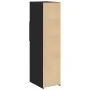 Tall black engineered wood sideboard 30x42.5x124 cm by , Sideboards - Ref: Foro24-846153, Price: 70,76 €, Discount: %