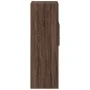 Aparador alto madera de ingeniería marrón roble 30x42,5x124 cm de , Aparadores - Ref: Foro24-846158, Precio: 64,44 €, Descuen...