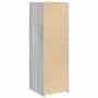 Tall Sonoma Gray Engineered Wood Sideboard 40x42.5x124 cm by , Sideboards - Ref: Foro24-846164, Price: 67,37 €, Discount: %