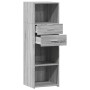 Hoher Schrank aus Sonoma-Eiche in Grau aus Ingenieurholz, 40x42,5x124 cm. von , Sideboards - Ref: Foro24-846164, Preis: 68,20...